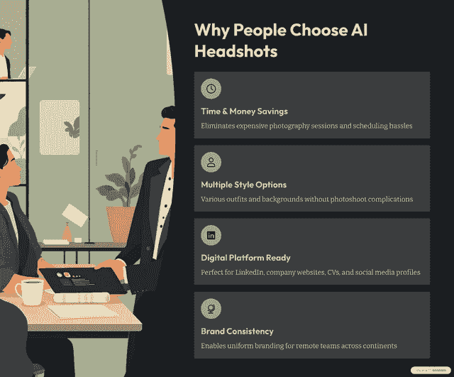 5 Why People Choose AI Headshots