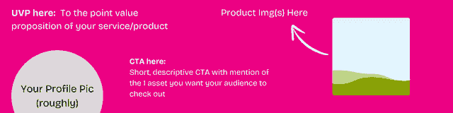 product-focused linked banner canva template