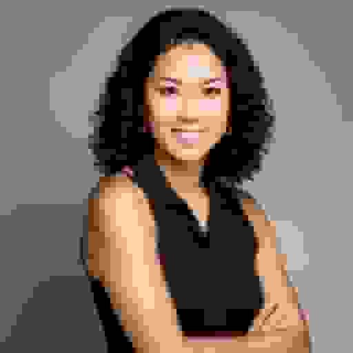 business headshot of a woman with blue shirt