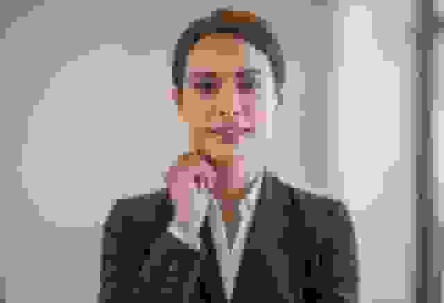 AI-generated professional headshot example