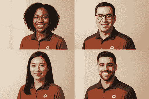 AI Headshots In Company Uniforms The Fastest Way To Get Branded Team Photos